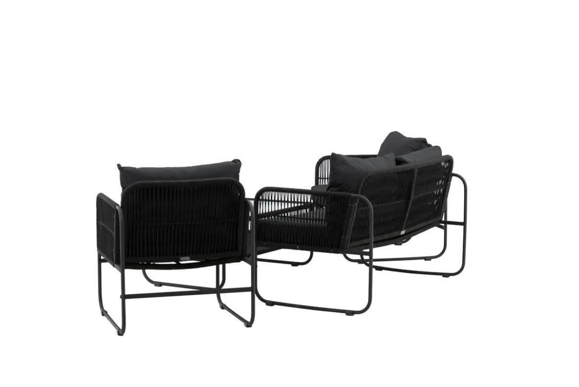 Garten Loungeset Kim - mit Rückenlehne aus Polyesterseil