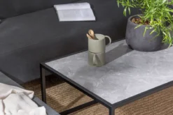 Garten Loungeset Kreta – mit wasserabweisendem Stoff & Tisch, UV-beständig