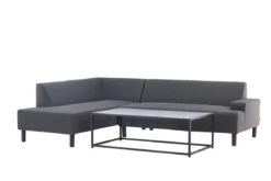 Garten Loungeset Kreta – mit wasserabweisendem Stoff & Tisch, UV-beständig