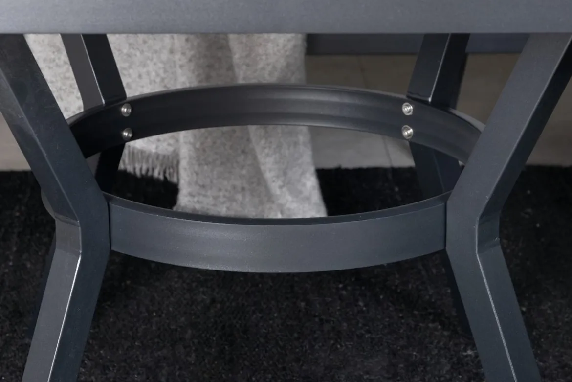 Garten Loungeset Lindsay - Wahlweise in Schwarz/Grau oder Weiß/Grau