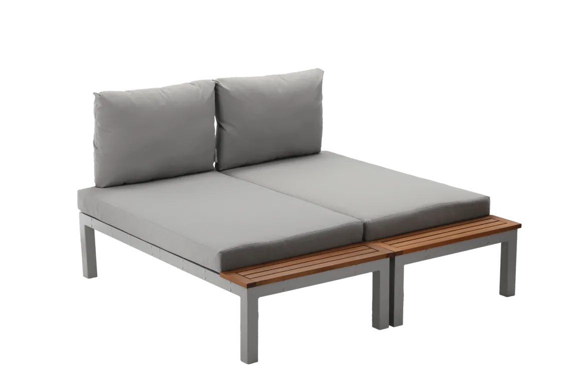 Garten Loungeset ModuFlex – modulares Aluminium Lounge-Set