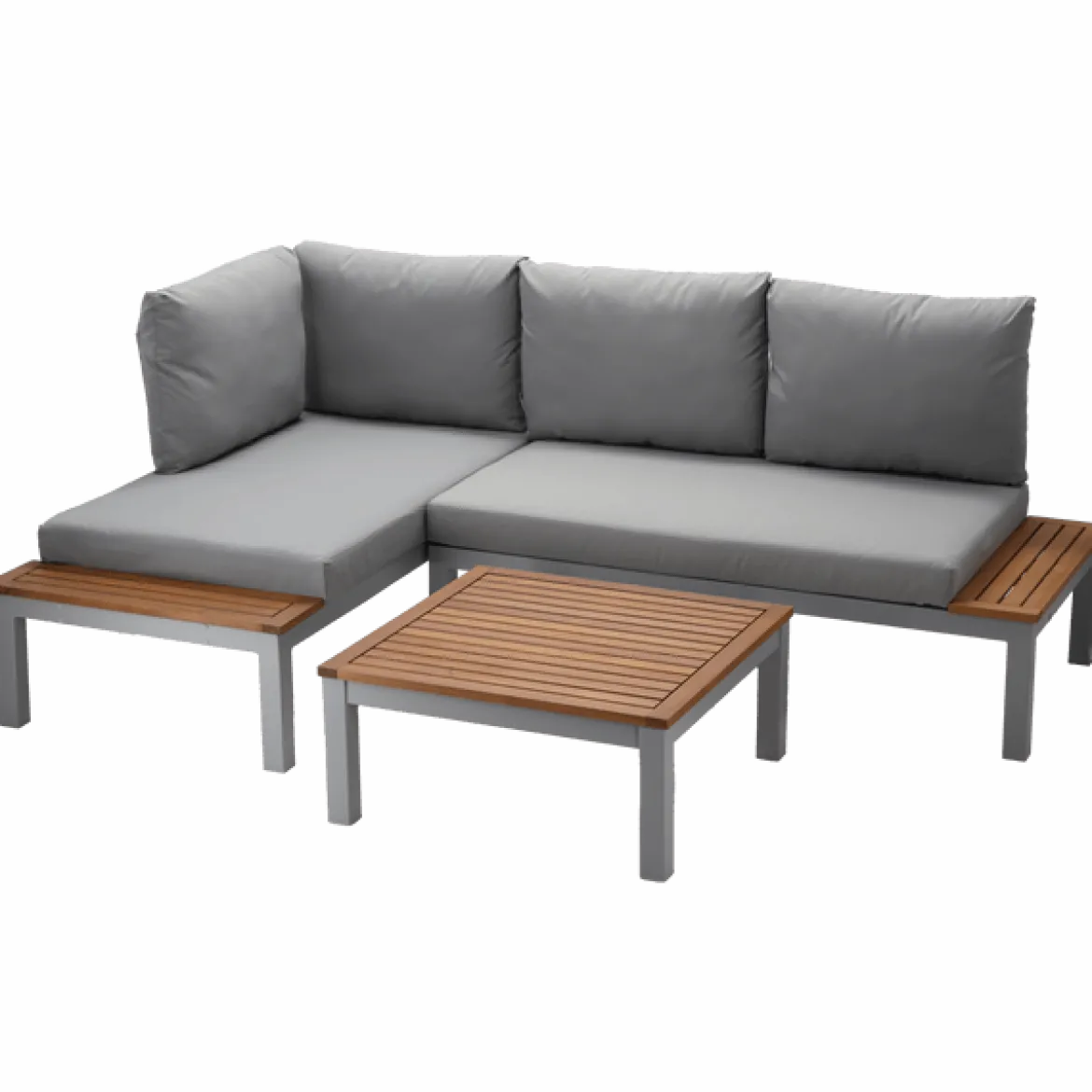 Garten Loungeset ModuFlex – modulares Aluminium Lounge-Set