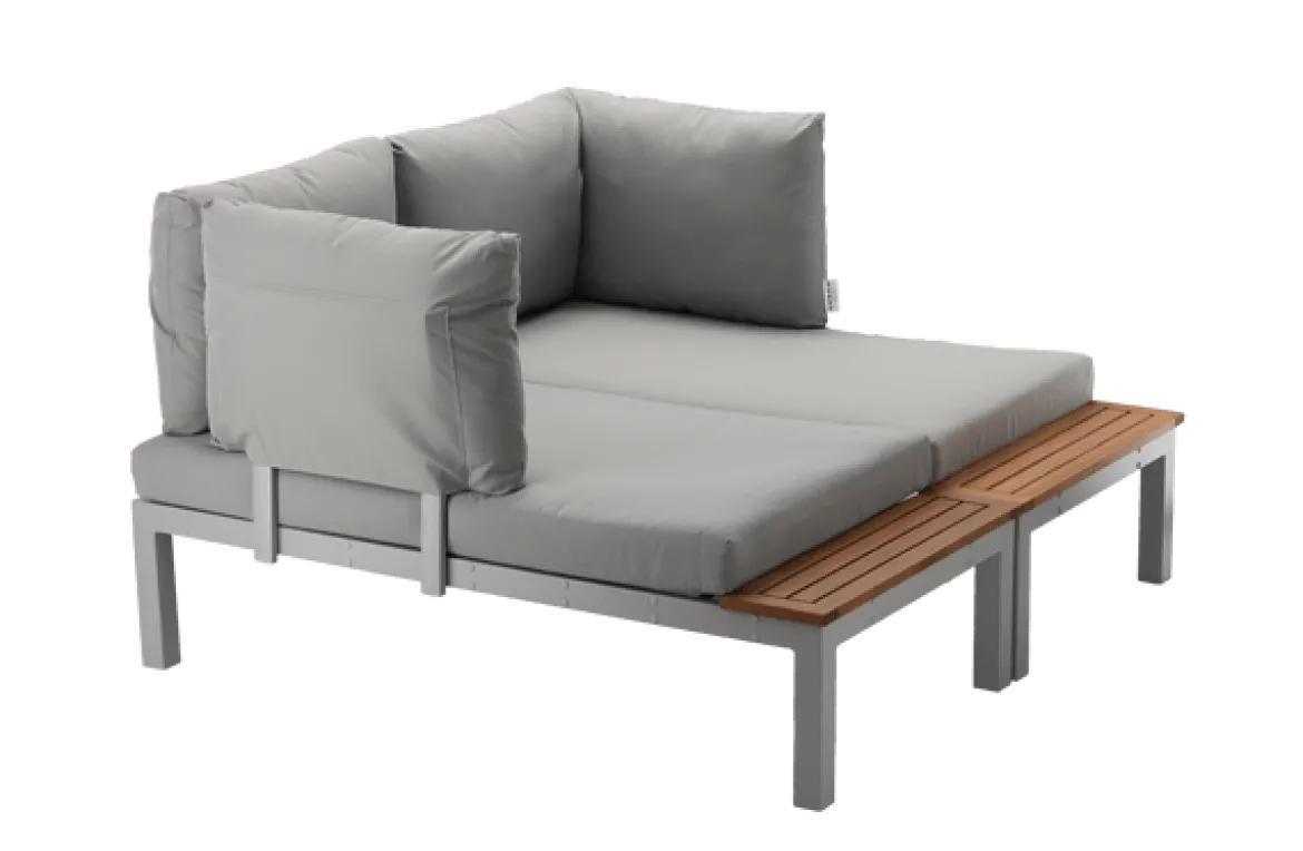 Garten Loungeset ModuFlex – modulares Aluminium Lounge-Set