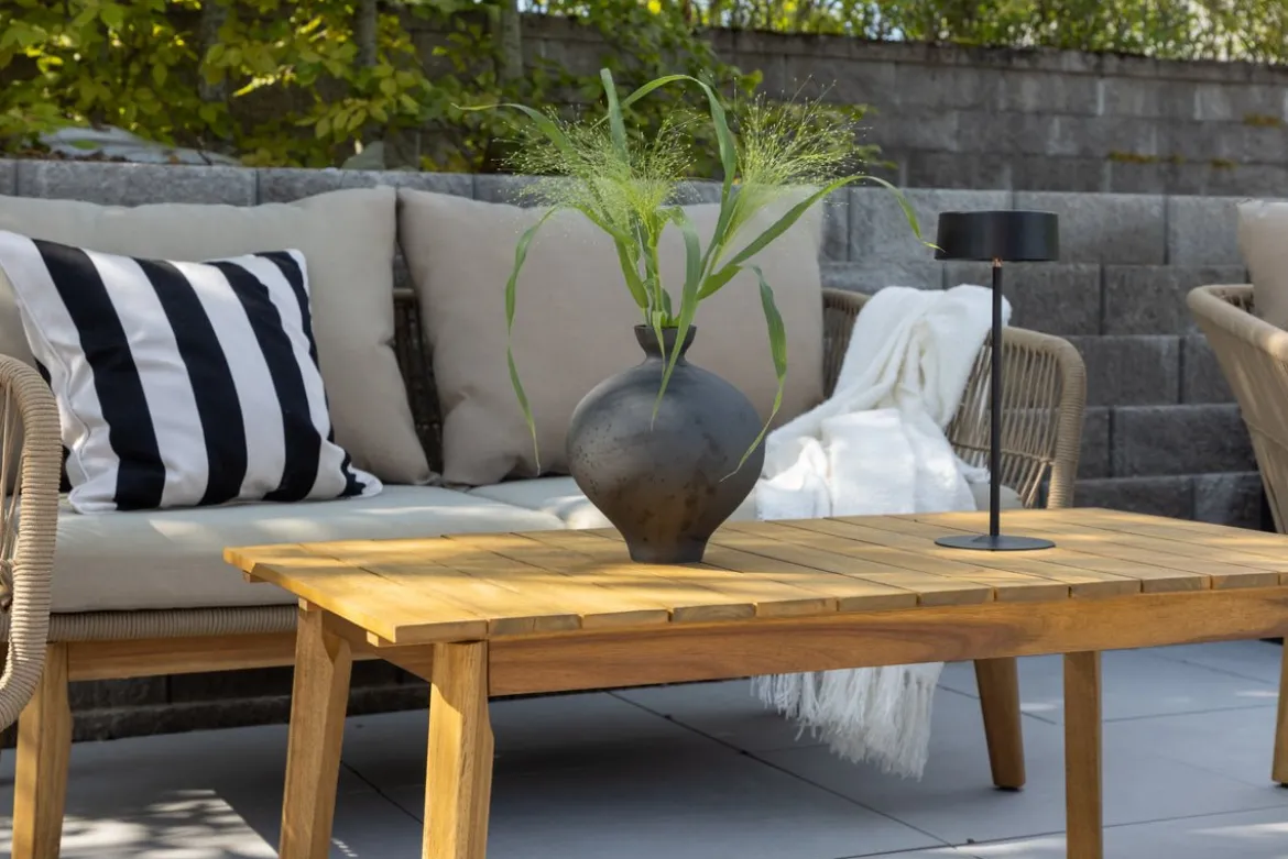 Garten Lounge Set Perano – 4 teiliges Set in Beige