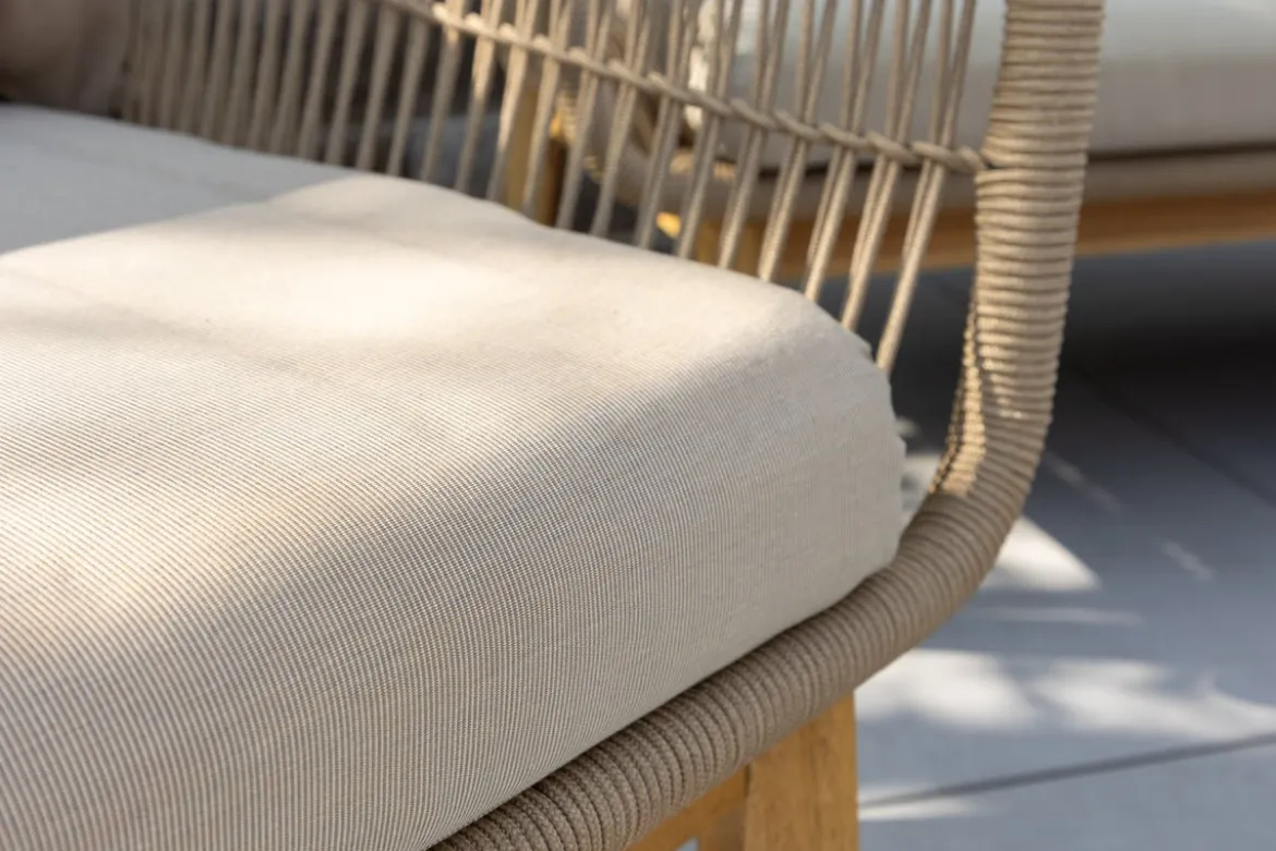 Garten Lounge Set Perano – 4 teiliges Set in Beige