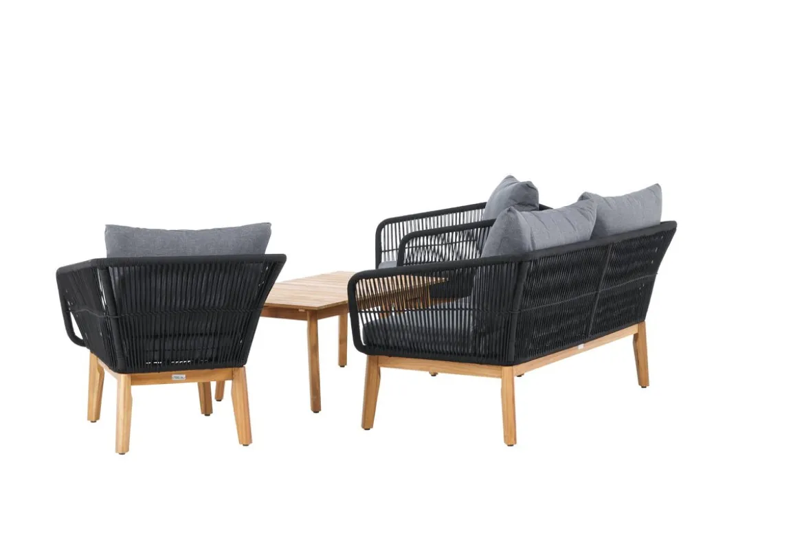 Garten Loungeset Rawai – wetterbeständig, in zwei Farben aus Holz