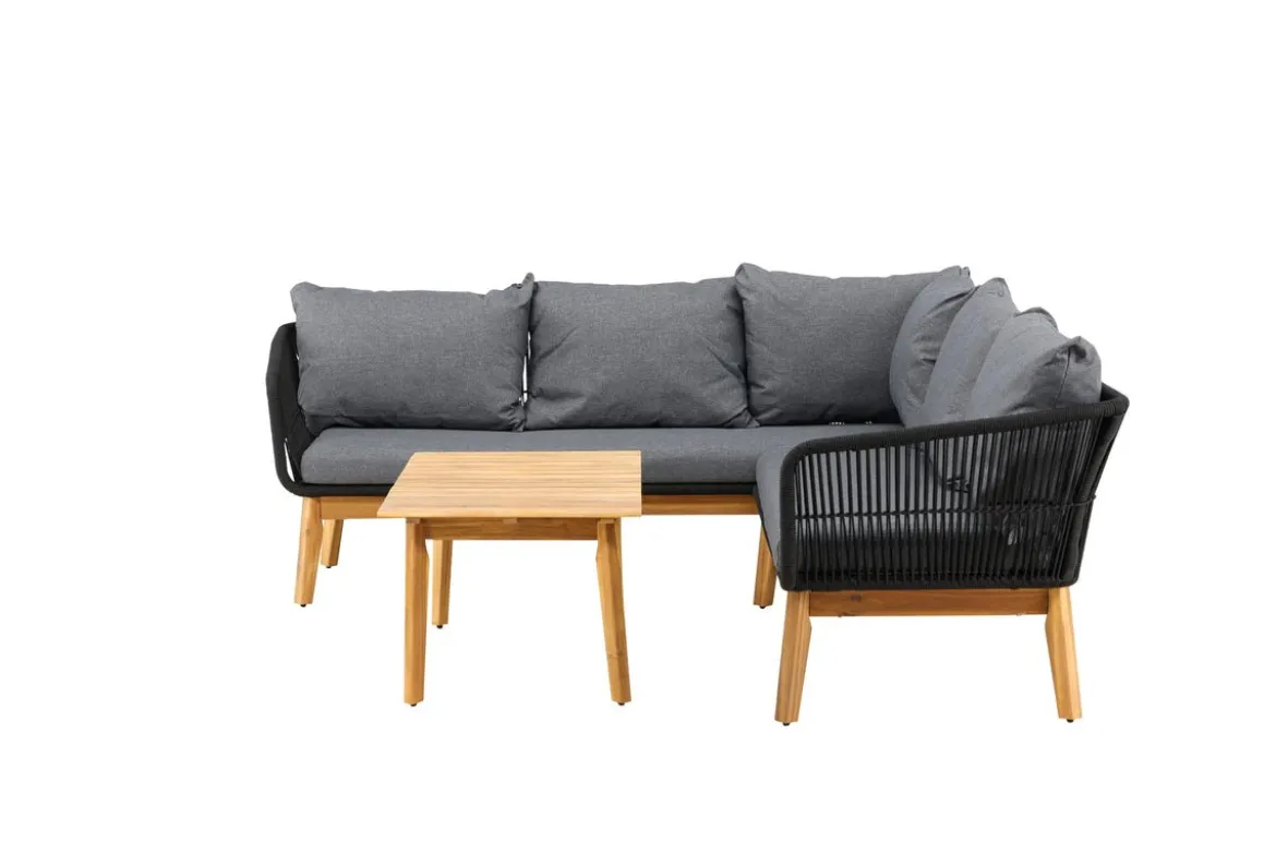 Garten Lounge Set Renavo – 2 teiliges Set aus Akazie & Polyester
