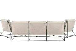 Garten Loungeset Santorini – wetterfest in mediterranem Design mit Kissen