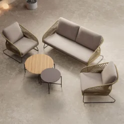 Garten Lounge Set Veleno - Aluminium Gestell