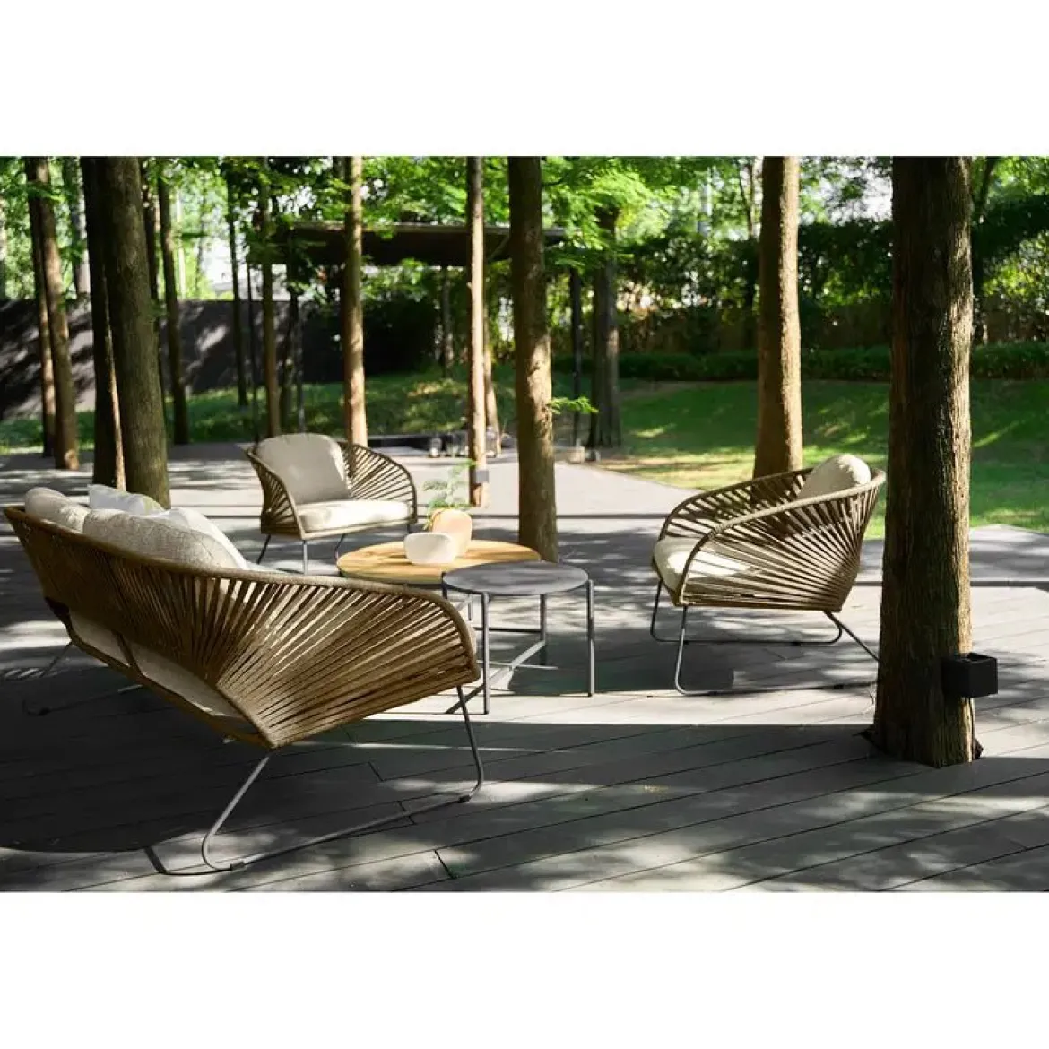 Garten Lounge Set Veleno - Aluminium Gestell