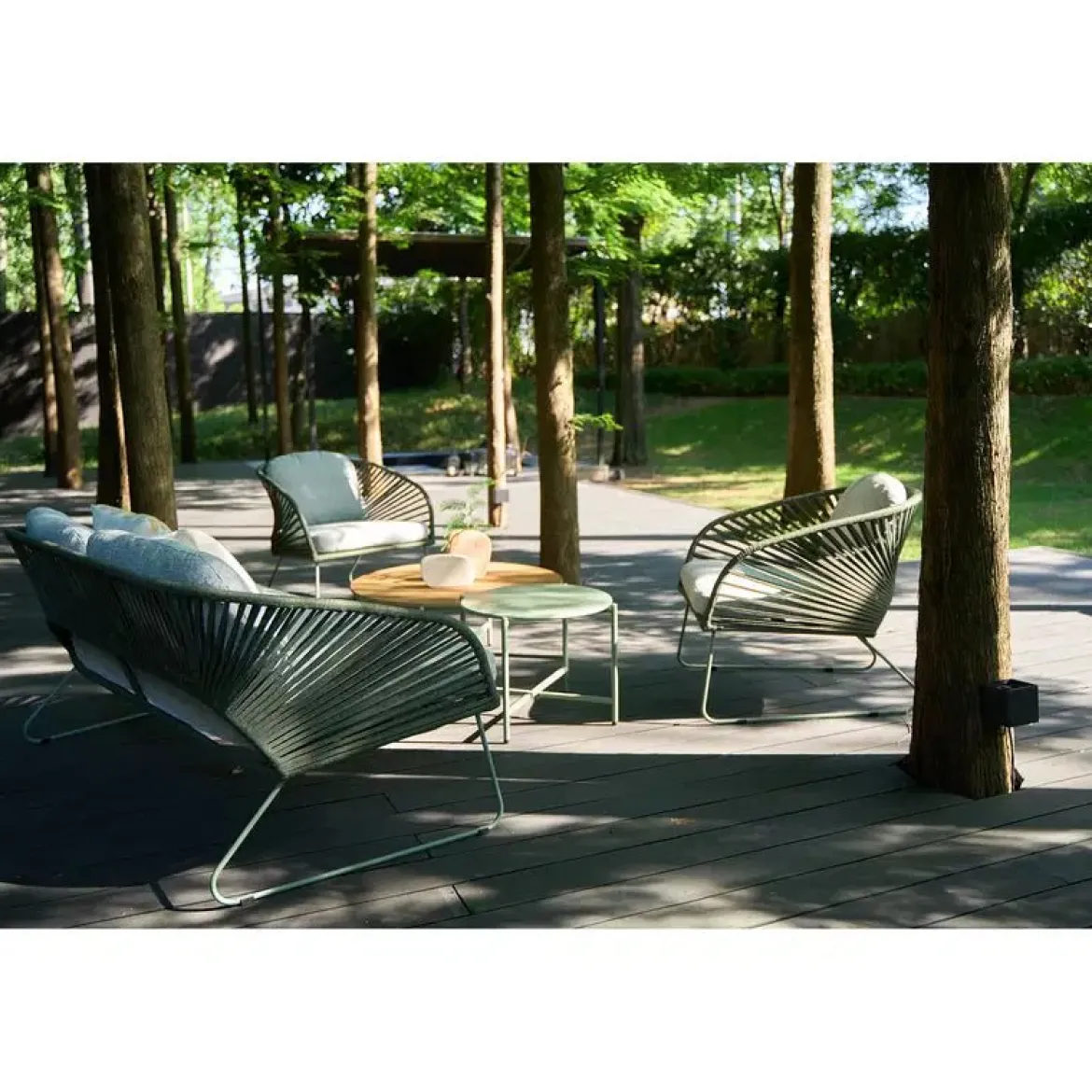 Garten Lounge Set Veleno - Aluminium Gestell