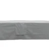Garten Möbelabdeckung Azura - 180x50x60cm aus grauem Polyester