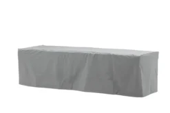Garten Möbelabdeckung Azura - 180x50x60cm aus grauem Polyester