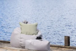 Garten Sitzsack Lago - aus Polyester in Beige