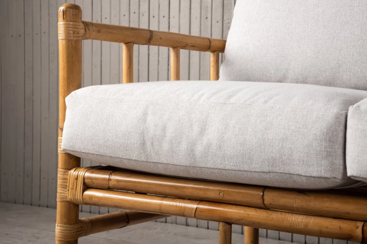 Gartensofa Sofia - Dreisitzer aus Bambus