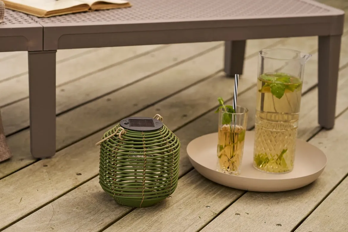 Garten Solar-Laterne „Vormina“ – wetterfest für Balkon & Outdoor-Bereich