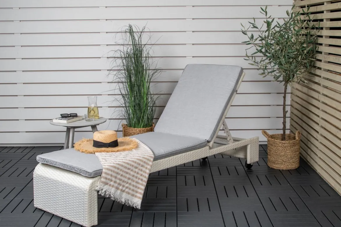 Garten Sonnenliege Irina - aus Rattan