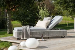 Garten Sonnenliege Mila - aus Polyester/Metall