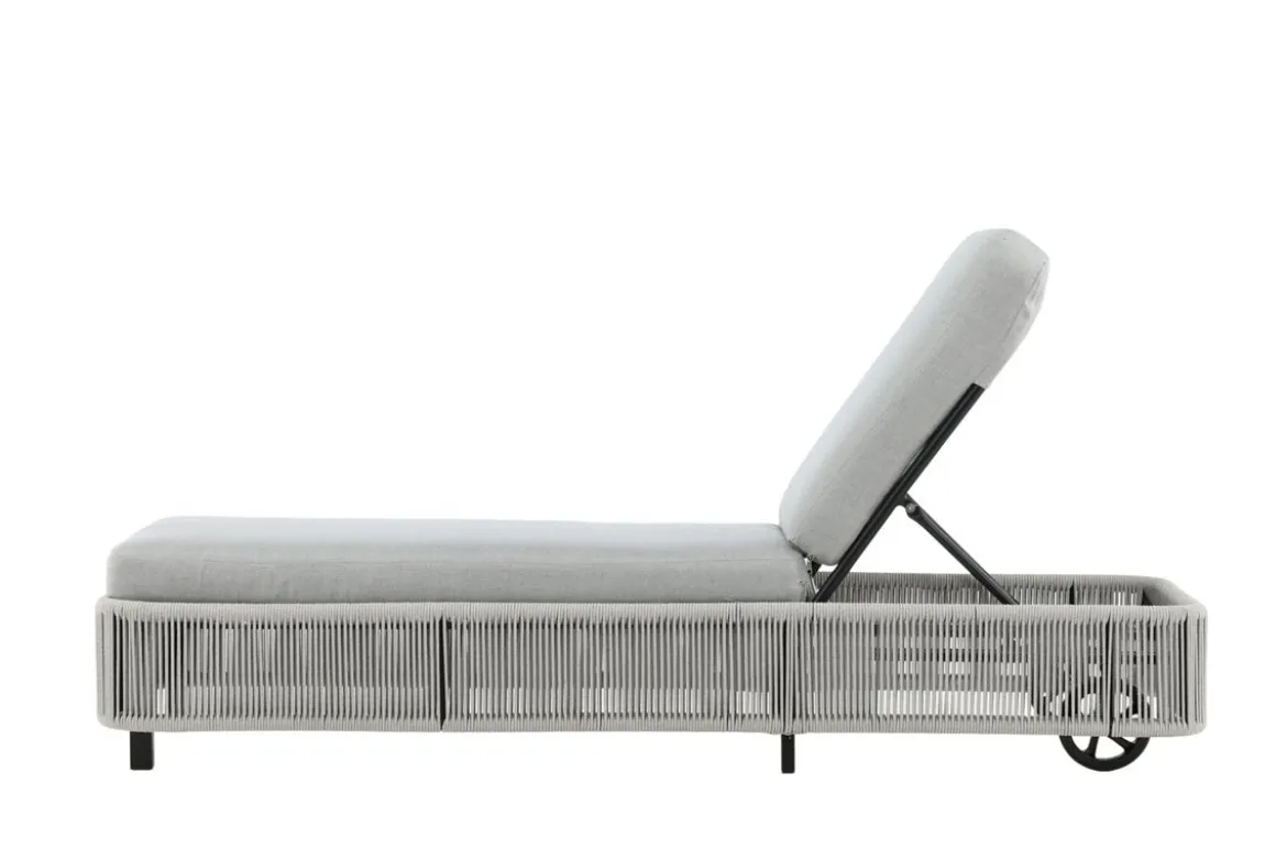 Garten Sonnenliege Mila - aus Polyester/Metall