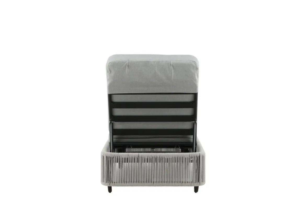 Garten Sonnenliege Mila - aus Polyester/Metall