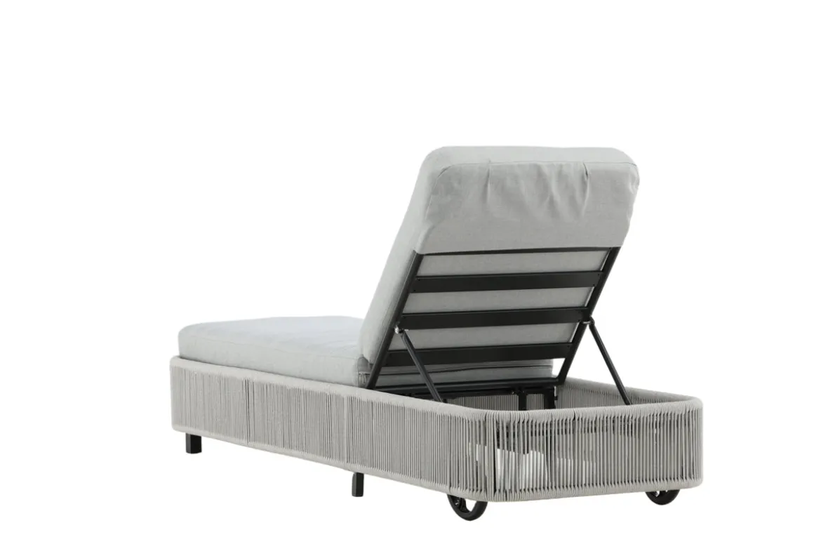 Garten Sonnenliege Mila - aus Polyester/Metall