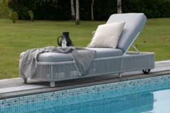 Garten Sonnenliege Mila - aus Polyester/Metall