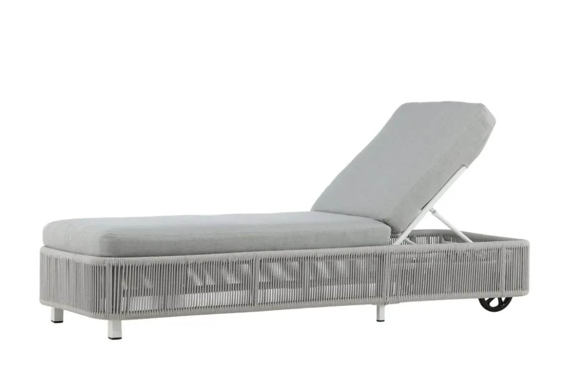 Garten Sonnenliege Mila - aus Polyester/Metall