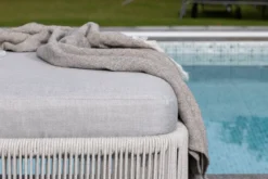 Garten Sonnenliege Mila - aus Polyester/Metall