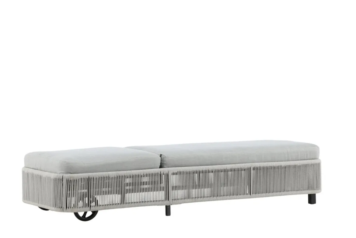 Garten Sonnenliege Mila - aus Polyester/Metall