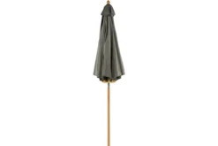 Garten Sonnenschirm Boho – Ø270 cm in wahlweise Schwarz oder Grau