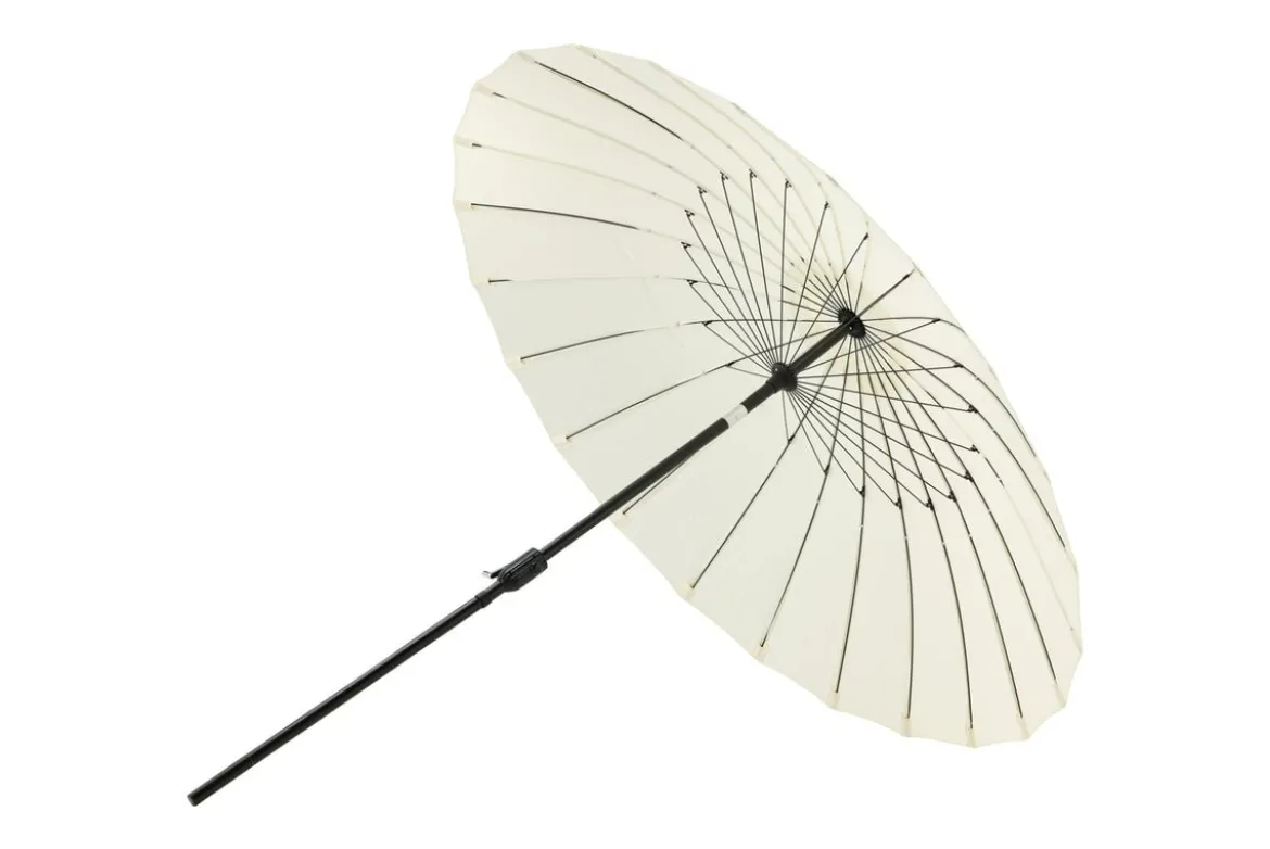 Garten Sonnenschirm Palma – Ø270 cm verfügbar in Weiß, Schwarz, Grau und Blau