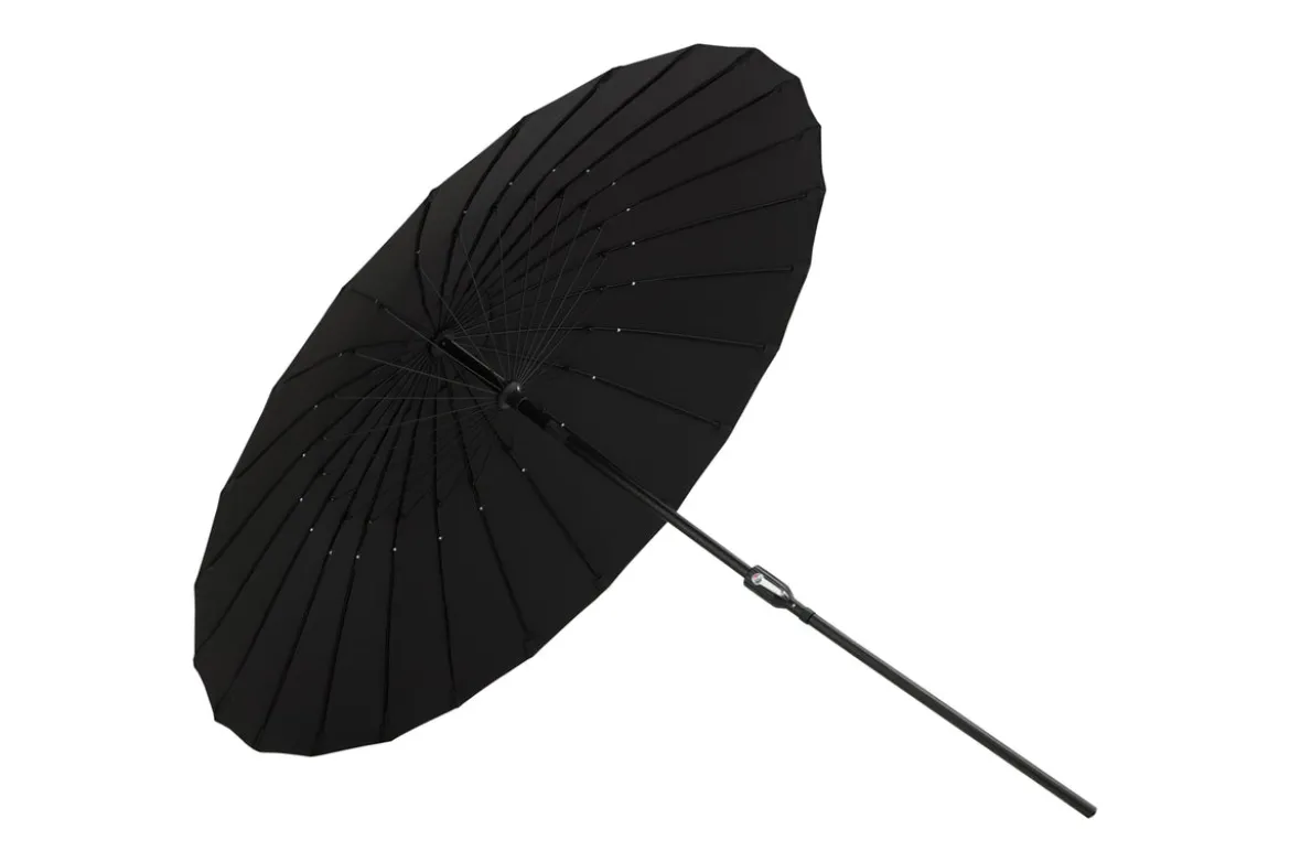 Garten Sonnenschirm Palma – Ø270 cm verfügbar in Weiß, Schwarz, Grau und Blau