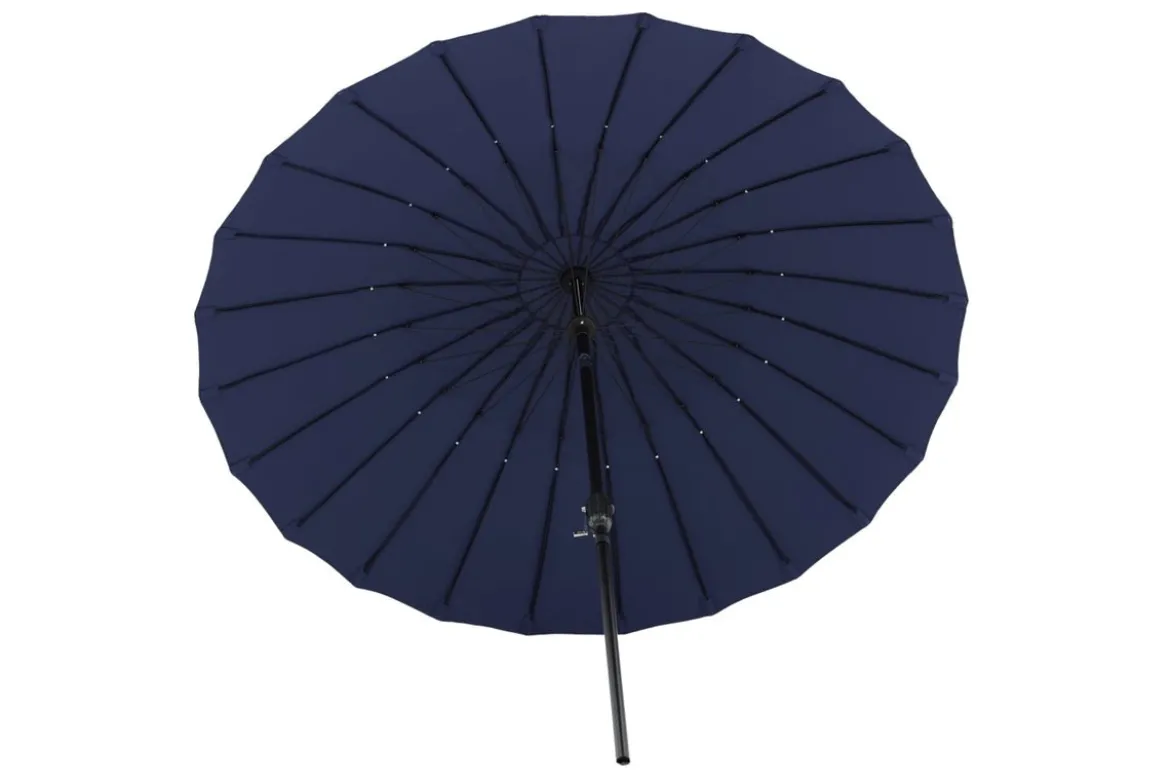 Garten Sonnenschirm Palma – Ø270 cm verfügbar in Weiß, Schwarz, Grau und Blau