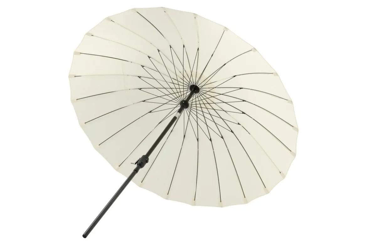 Garten Sonnenschirm Palma – Ø270 cm verfügbar in Weiß, Schwarz, Grau und Blau