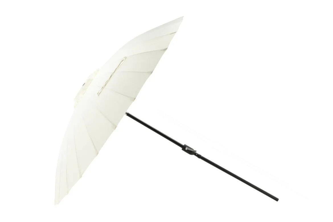 Garten Sonnenschirm Palma – Ø270 cm verfügbar in Weiß, Schwarz, Grau und Blau