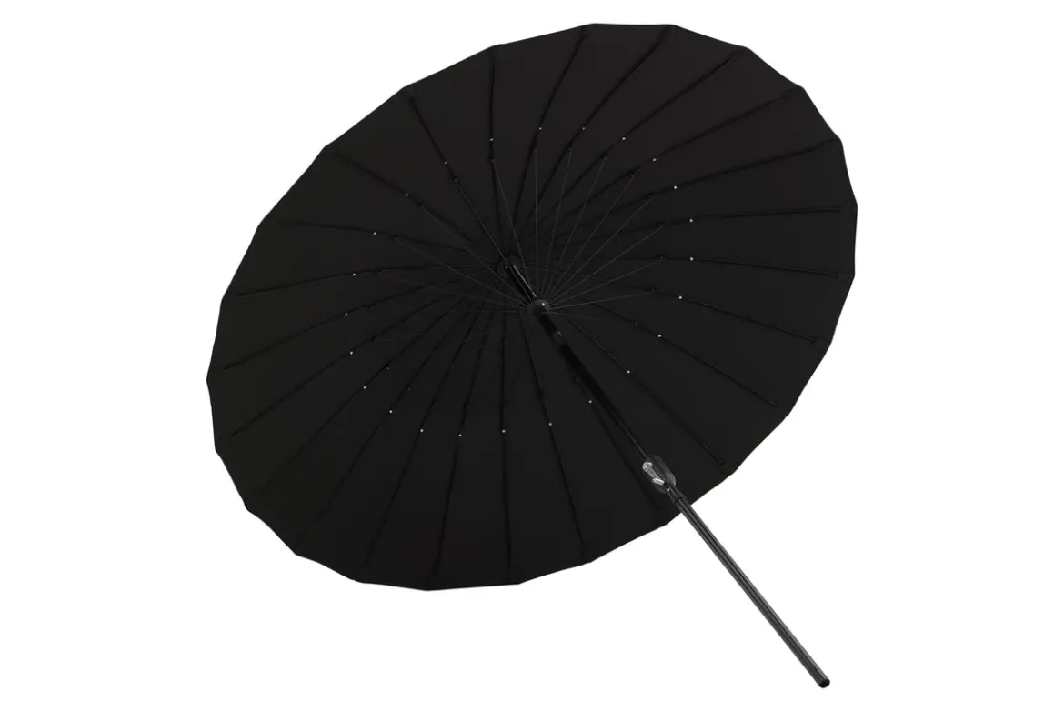 Garten Sonnenschirm Palma – Ø270 cm verfügbar in Weiß, Schwarz, Grau und Blau