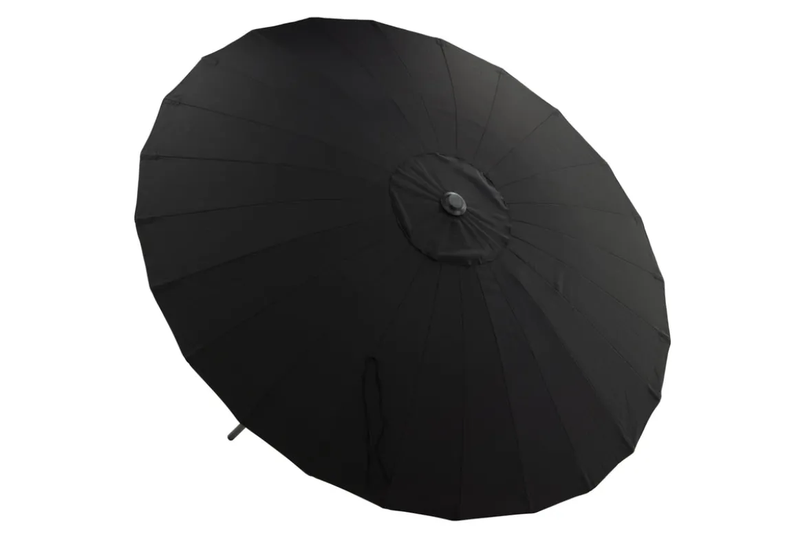 Garten Sonnenschirm Palma – Ø270 cm verfügbar in Weiß, Schwarz, Grau und Blau