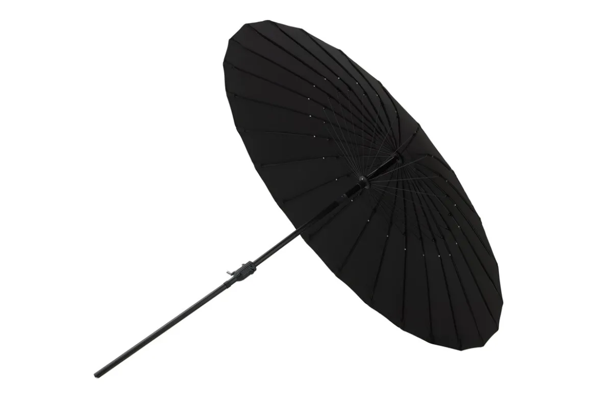 Garten Sonnenschirm Palma – Ø270 cm verfügbar in Weiß, Schwarz, Grau und Blau