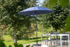 Garten Sonnenschirm Palma – Ø270 cm verfügbar in Weiß, Schwarz, Grau und Blau
