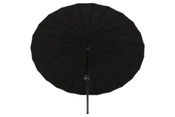 Garten Sonnenschirm Palma – Ø270 cm verfügbar in Weiß, Schwarz, Grau und Blau