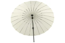 Garten Sonnenschirm Palma – Ø270 cm verfügbar in Weiß, Schwarz, Grau und Blau