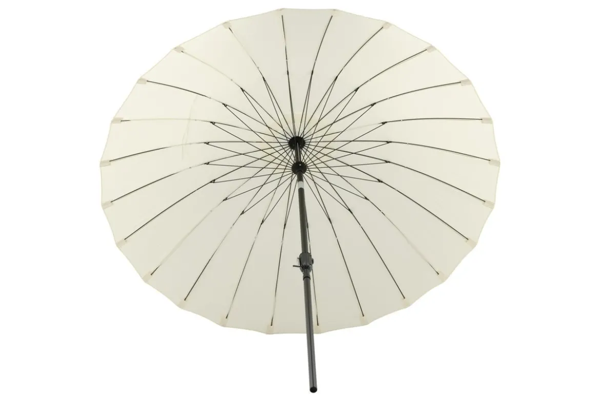 Garten Sonnenschirm Palma – Ø270 cm verfügbar in Weiß, Schwarz, Grau und Blau
