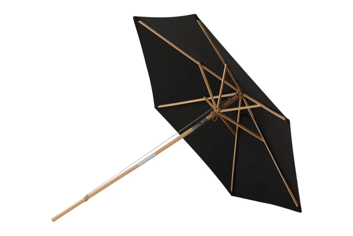 Garten Sonnenschirm Valenza – Ø250 cm in Schwarz oder Weiß