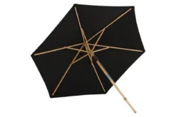 Garten Sonnenschirm Valenza – Ø250 cm in Schwarz oder Weiß