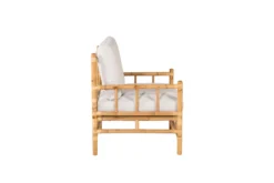 Gartenstuhl Conny - aus Rattan in Naturoptik inkl. Kissen