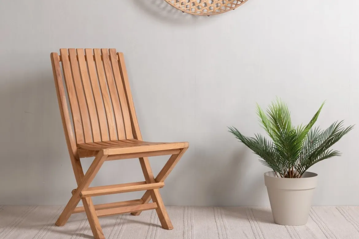 Gartenstuhl Coral - klappbarer Stuhl aus Teakholz