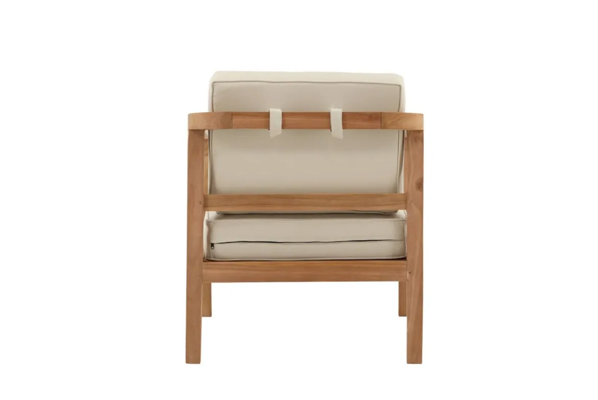 Garten Stuhlkissen Africa - aus Polyester in Beige