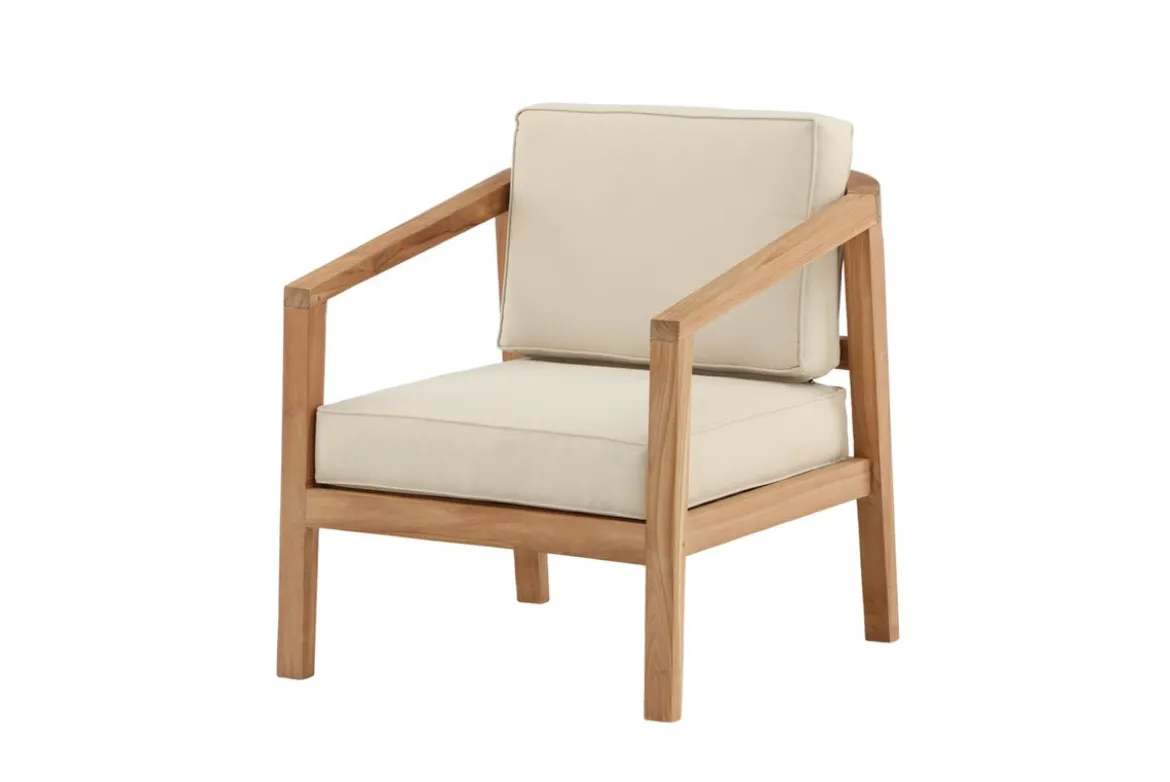 Garten Stuhlkissen Africa - aus Polyester in Beige