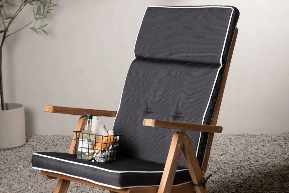 Garten Stuhlkissen Cosy - aus Polyester Grau