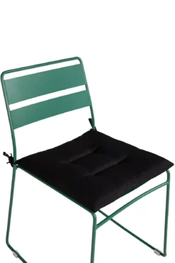 Garten Stuhlkissen Milo - aus Polyester Schwarz
